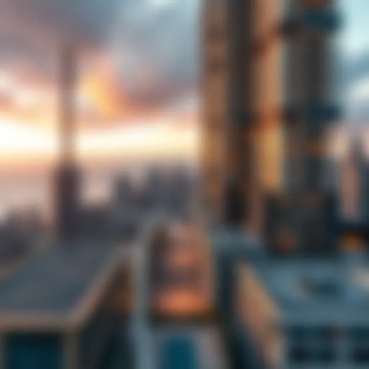 Prime Location of Sol Bay Tower Aerial perspective showcasing Sol Bay Tower's prime location