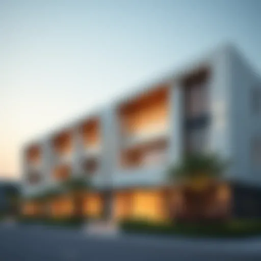 Modern architectural design of Springfield Properties in Dubai