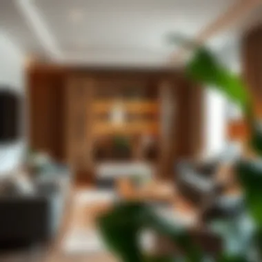 Cozy studio flat with functional furniture arrangement