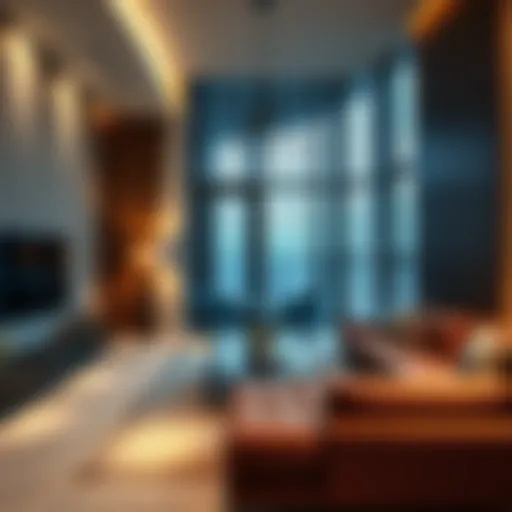 Elegant Living Space at Sunrise Bay Tower 1 Elegant living space layout of Sunrise Bay Tower 1