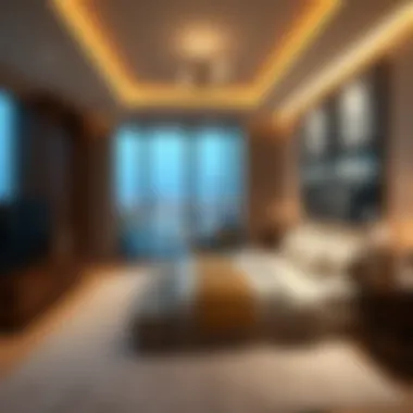 Luxurious Bedroom Floor Plan at Sunrise Bay Tower 1 Luxurious bedroom floor plan in Sunrise Bay Tower 1