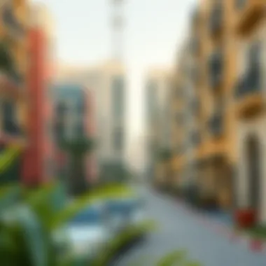 Exploring Dubai's Neighborhoods for Studio Living Vibrant Dubai neighborhood with studio apartments