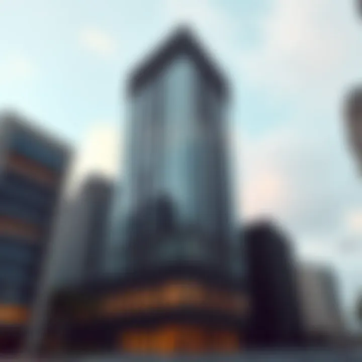 Stunning architectural view of the Indigo Building