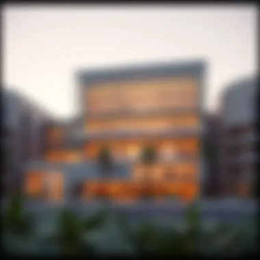 The stunning exterior design of The Opus Dubai showcasing its unique architectural style