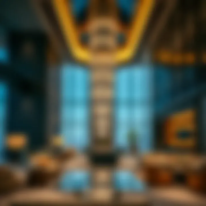 Interior spaces of The Opus Dubai highlighting luxury and modern design