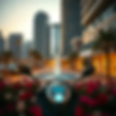 The surrounding area of The Opus Dubai emphasizing its strategic location