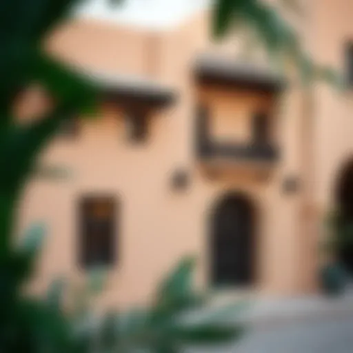 Cultural Heritage of Al Tawar Traditional housing facade in Al Tawar reflecting cultural heritage