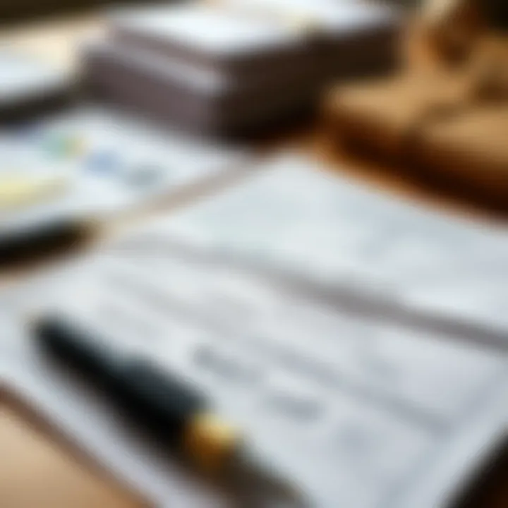 Essential Documentation for Visa Application Documents laid out for visa application preparation