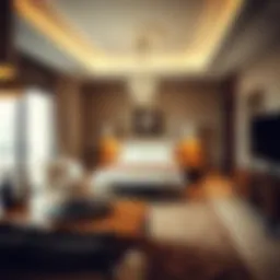 Luxurious hotel room showcasing comfort and style in Al Barsha.