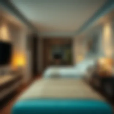 A visual representation of bed space arrangement in a Bur Dubai apartment