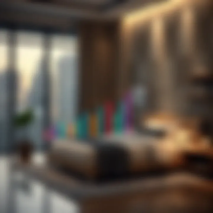 Chart illustrating trends in the real estate market concerning bed space living