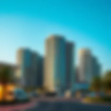 Trendy neighborhood in Dubai