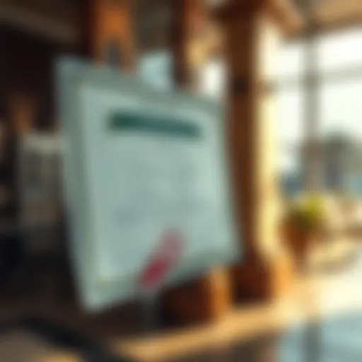 The Importance of the Ejari Certificate in Dubai Real Estate Visual representation of the Ejari certificate