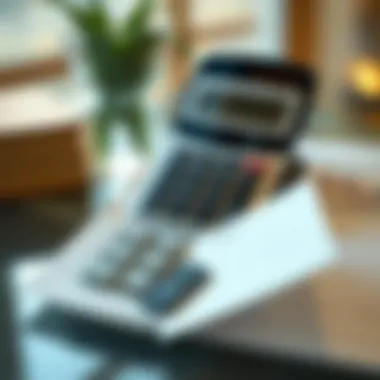 Calculating Overstay Fines Calculator with notes representing fine calculations