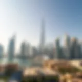 A visually striking skyline of Dubai highlighting its modern architecture