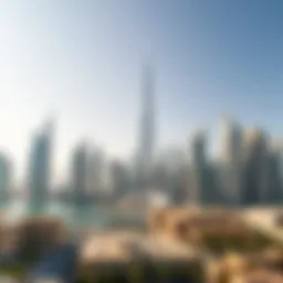 A visually striking skyline of Dubai highlighting its modern architecture