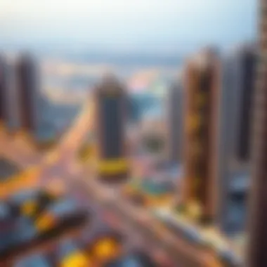 Key Neighborhoods for Apartment Investment in Dubai Map of Dubai with highlighted neighborhoods for property investment