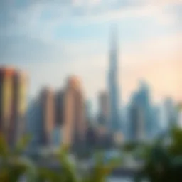 Stunning skyline of Dubai showcasing diverse apartment buildings