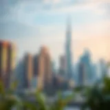 Dubai Skyline: A Blend of Luxury and Innovation Stunning skyline of Dubai showcasing diverse apartment buildings