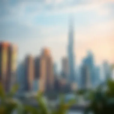 Dubai Skyline: A Blend of Luxury and Innovation Stunning skyline of Dubai showcasing diverse apartment buildings