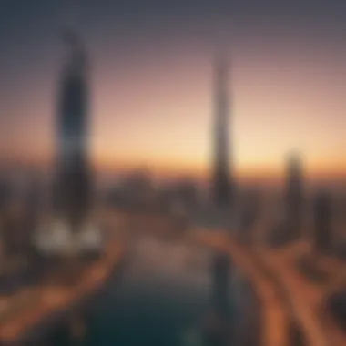 A panoramic view of Dubai showcasing modern architecture