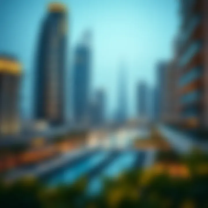 Luxurious Real Estate in Dubai Dubai skyline showcasing luxurious real estate