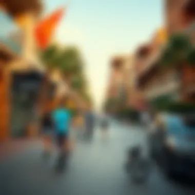 Vibrant Lifestyle Scene Vibrant lifestyle scene in Zabeel area