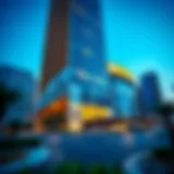 Modern Architectural Features of Uniestate Sports Tower Architectural design of the Uniestate Sports Tower showcasing its modern aesthetic