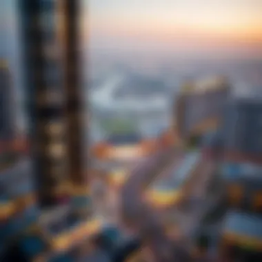 Panoramic view of the surrounding area highlighting the location benefits of the Uniestate Sports Tower