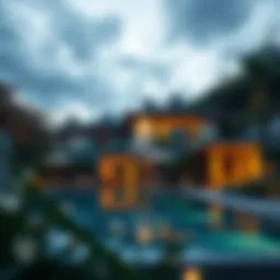 Stunning architectural view of Vida Residence in The Hills