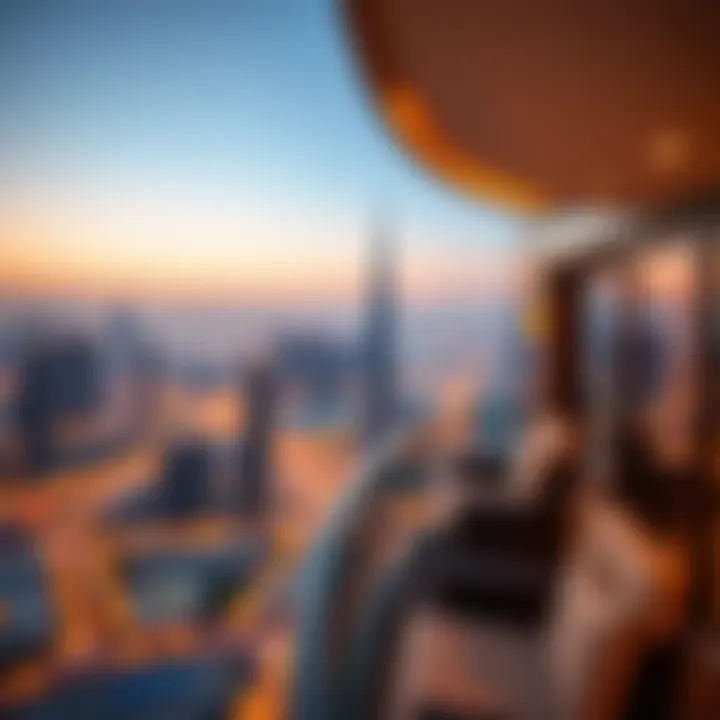 Stunning Panoramic View from Volante Tower Panoramic view from the terrace of Volante Tower overlooking Business Bay