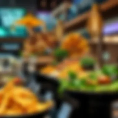 Culinary Diversity at Yas Mall Culinary offerings at Yas Mall reflecting international cuisines