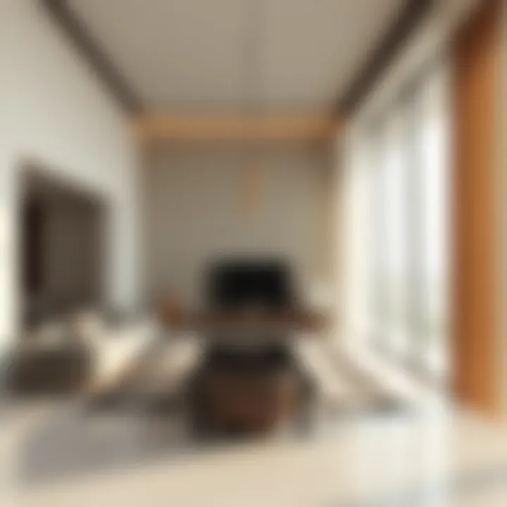 Elegant interior showcasing mindful design elements